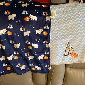 Plush baby blankets